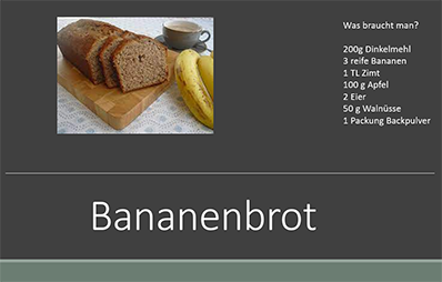 Bananenbrot - Zutaten