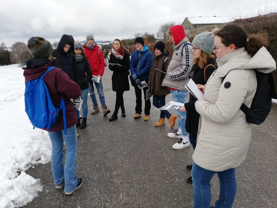 SchülerInnen in Mauthausen